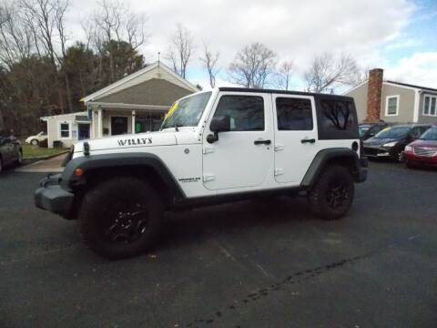 2016 Jeep Wrangler Unlimited for sale at AKJ Auto Sales in West Wareham MA