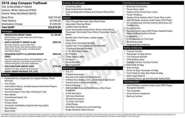 2018 Jeep Compass Trailhawk