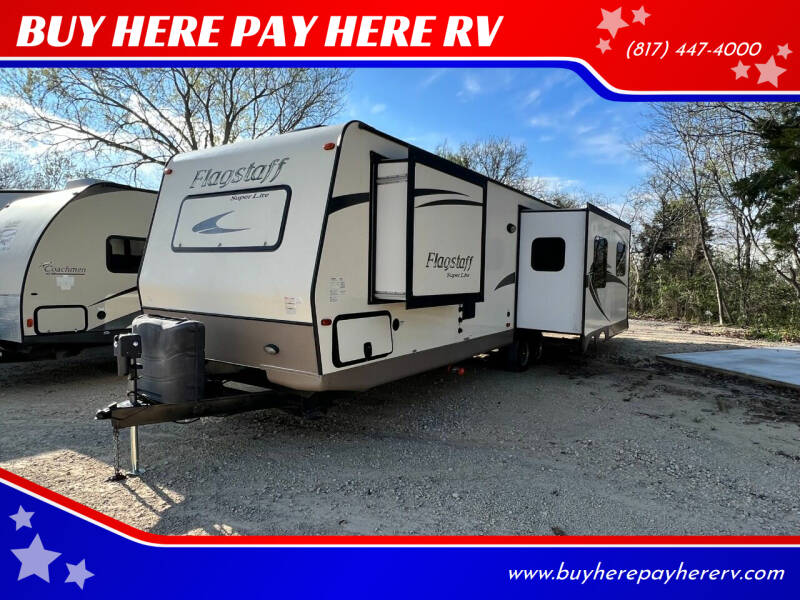 2015 Forest River Flagstaff 29FLWS for sale at BUY HERE PAY HERE RV in Burleson TX