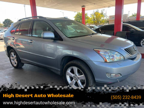 2008 Lexus RX 350 for sale at High Desert Auto Wholesale in Albuquerque NM