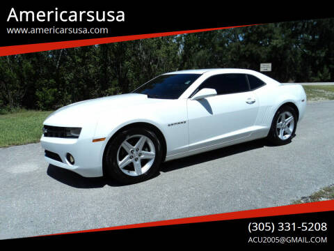 2012 Chevrolet Camaro for sale at Americarsusa in Hollywood FL