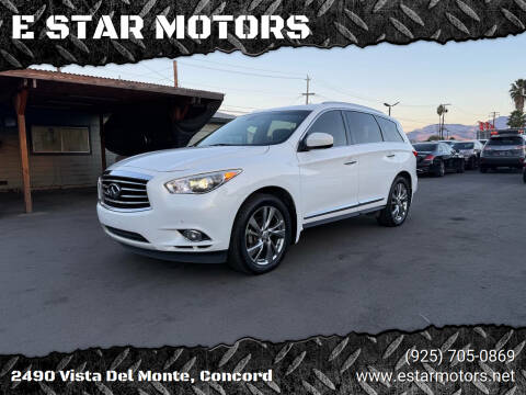 2013 Infiniti JX35 for sale at E STAR MOTORS in Concord CA