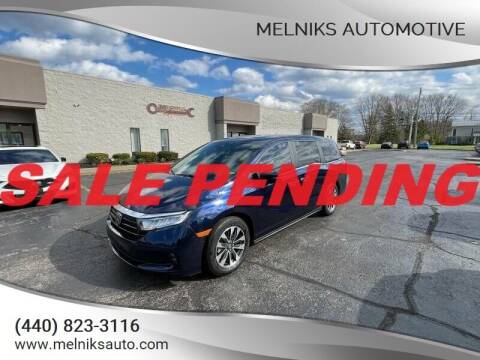 2022 Honda Odyssey for sale at Melniks Automotive in Berea OH
