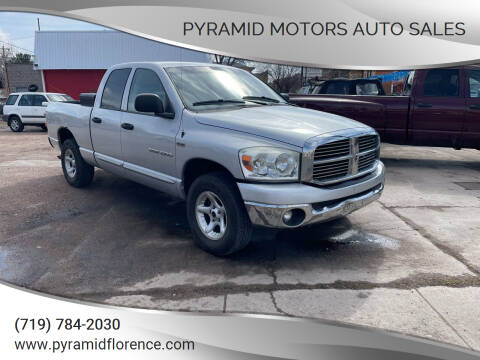 2007 Dodge Ram Pickup 1500 for sale at PYRAMID MOTORS AUTO SALES in Florence CO