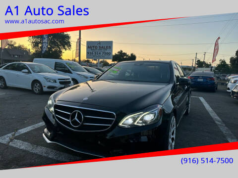 2014 Mercedes-Benz E-Class for sale at A1 Auto Sales in Sacramento CA