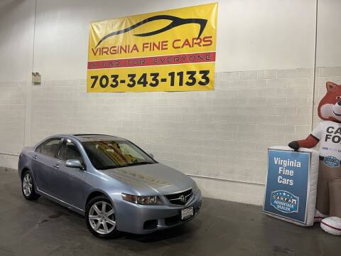 2004 Acura TSX for sale at Virginia Fine Cars in Chantilly VA