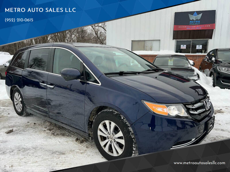 2016 Honda Odyssey for sale at METRO AUTO SALES LLC in Lino Lakes MN