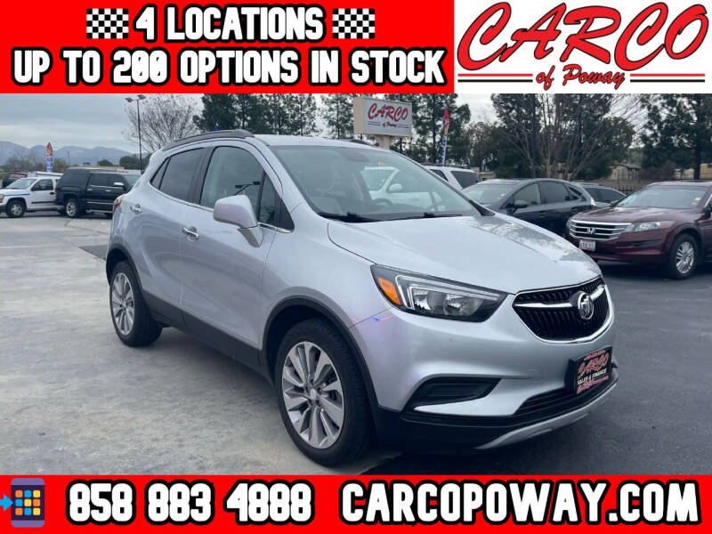 2020 Buick Encore for sale at CARCO SALES & FINANCE - CARCO OF POWAY in Poway CA