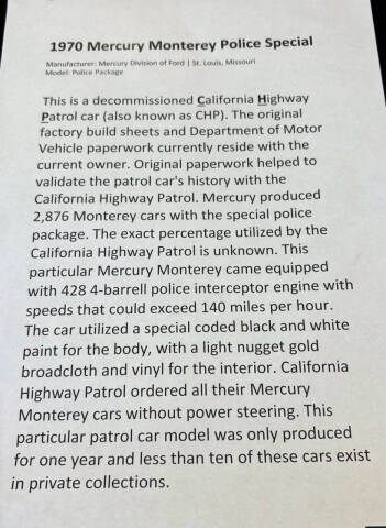 1970 Mercury Monterey