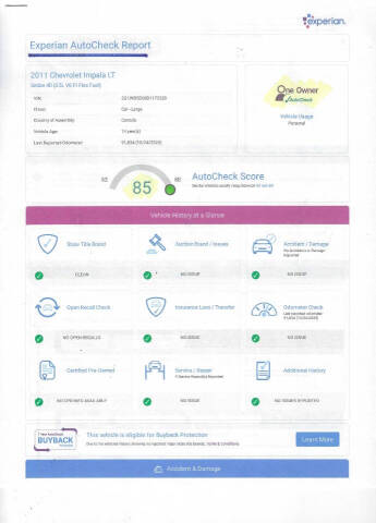 2011 Chevrolet Impala LT