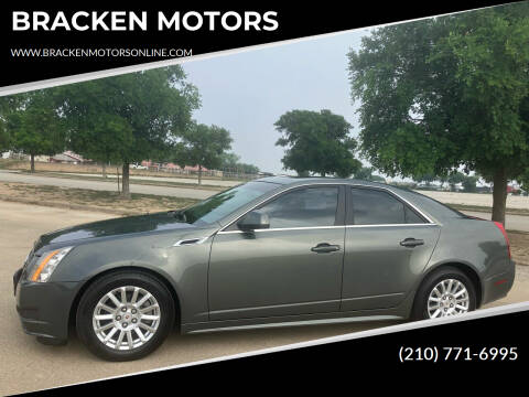 2011 Cadillac CTS for sale at BRACKEN MOTORS in San Antonio TX