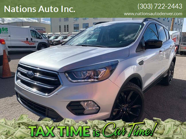 2019 Ford Escape for sale at Nations Auto Inc. in Denver CO