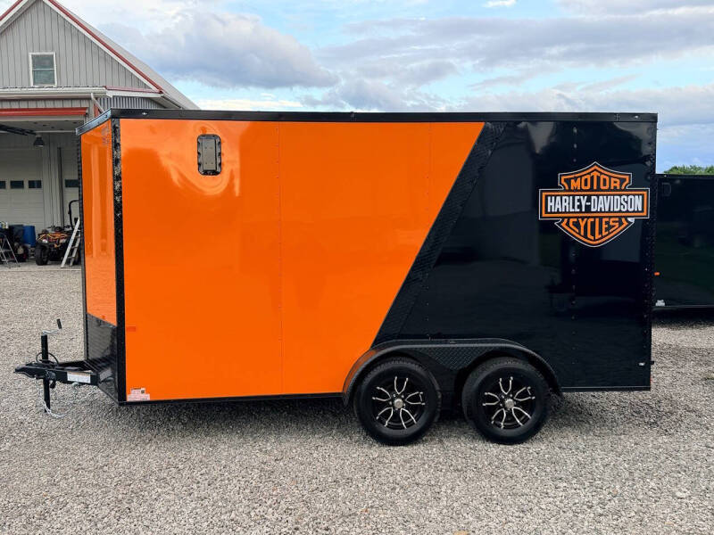 2026 Rock Solid Cargo 7x14 Harley Davidson 84" Heigh
