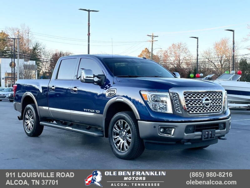2017 Nissan Titan XD for sale at Ole Ben Franklin Motors KNOXVILLE - Alcoa in Alcoa TN