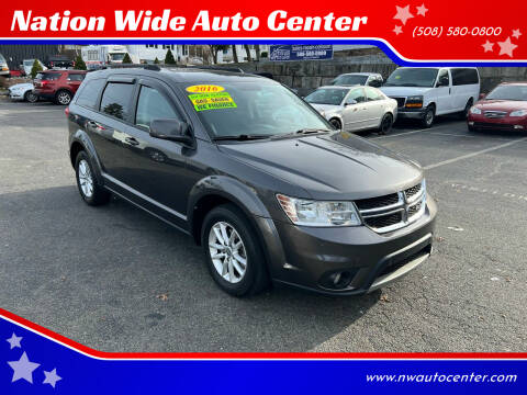 2016 Dodge Journey for sale at Nation Wide Auto Center in Brockton MA