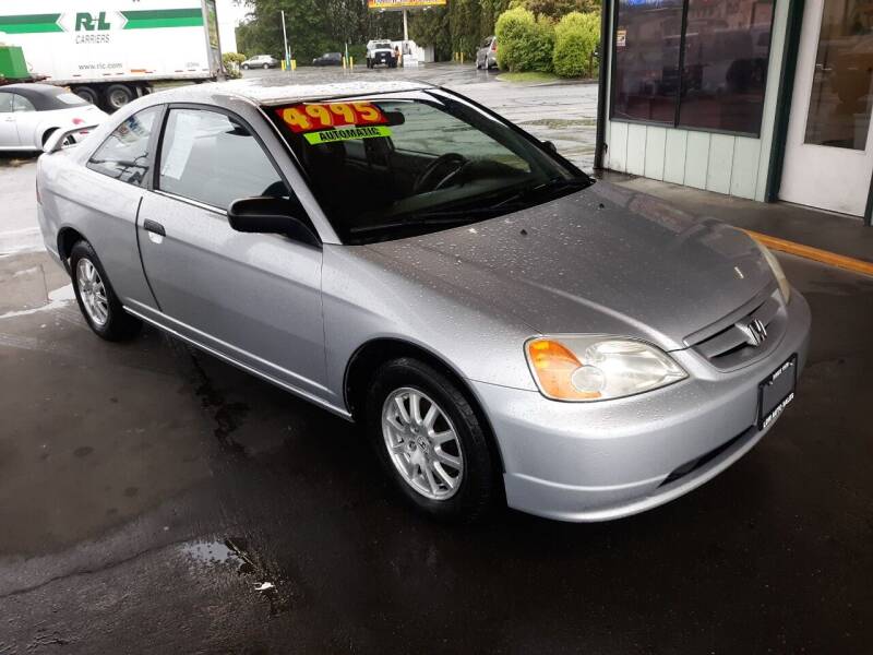 2001 Honda Civic for sale at Low Auto Sales in Sedro Woolley WA