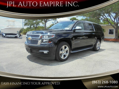 2016 Chevrolet Suburban for sale at JPL AUTO EMPIRE INC. in Lake Alfred FL