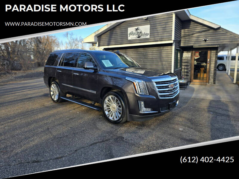 2015 Cadillac Escalade for sale at PARADISE MOTORS LLC in Cambridge MN