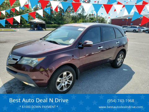 2009 Acura MDX for sale at Best Auto Deal N Drive in Hollywood FL