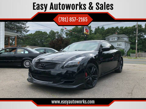 2008 Infiniti G37 for sale at Easy Autoworks & Sales in Whitman MA