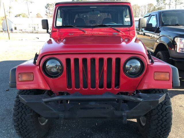 1999 Jeep Wrangler for sale at J Wilgus Cars in Selbyville DE