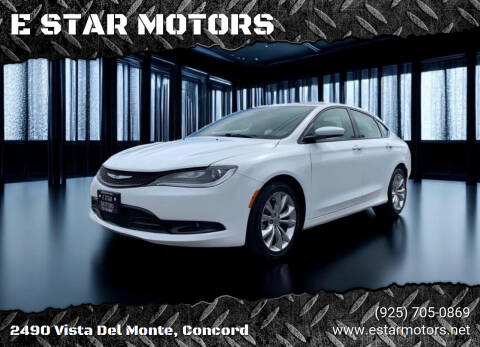 2015 Chrysler 200 for sale at E STAR MOTORS in Concord CA