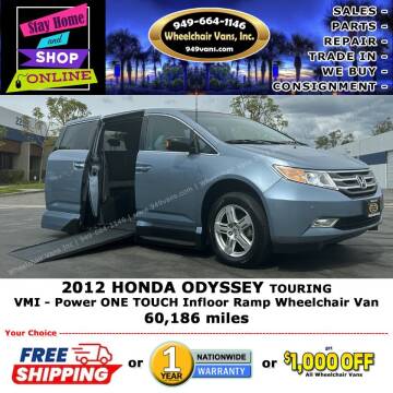 2012 Honda Odyssey for sale at Wheelchair Vans Inc in Laguna Hills CA