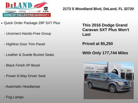 2016 Dodge Grand Caravan SXT