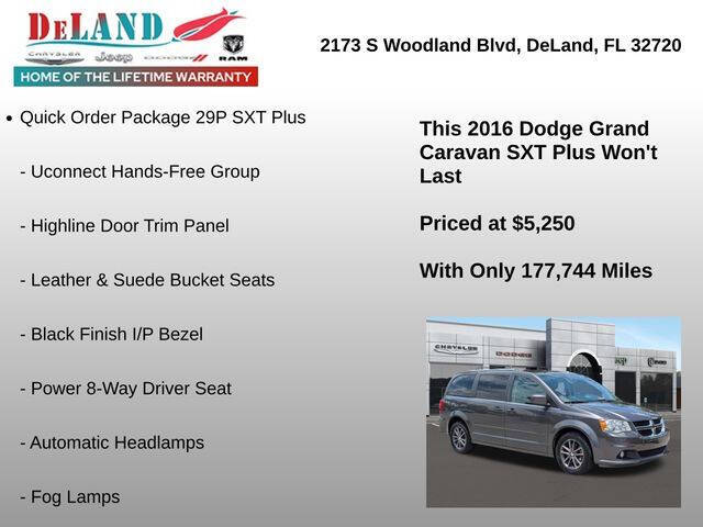 2016 Dodge Grand Caravan SXT