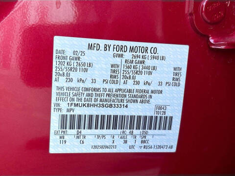 2025 Ford Explorer Platinum