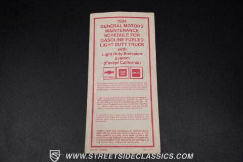 1984 Chevrolet C/K 10 Series