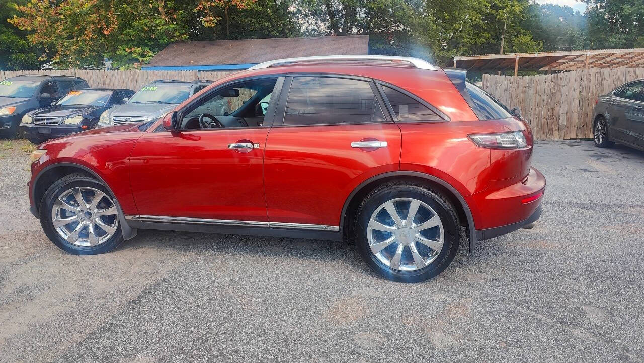 2008 INFINITI FX35 for sale at Prestigious Motor Cars LLC in Greenville, SC