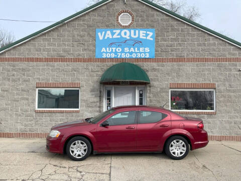 2014 Dodge Avenger for sale at VAZQUEZ AUTO SALES in Bloomington IL