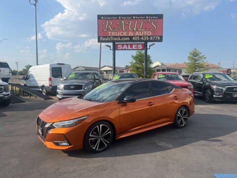 2020 Nissan Sentra for sale at RAUL'S TRUCK & AUTO SALES, INC in Oklahoma City OK