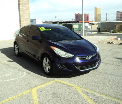 2013 Hyundai Elantra for sale at DESERT AUTO TRADER in Las Vegas NV