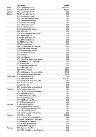 2026 MINI Countryman S ALL4