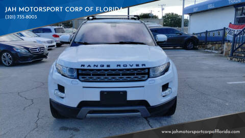 2012 Land Rover Range Rover Evoque for sale at JAH MOTORSPORT CORP OF FLORIDA in Cocoa FL