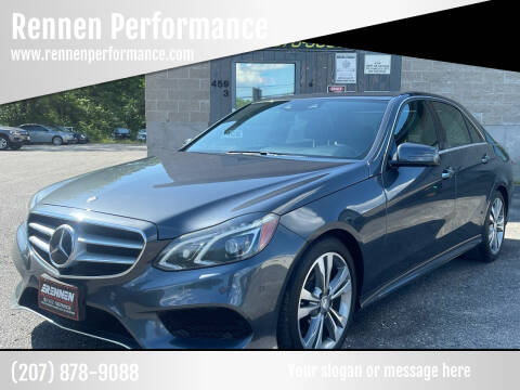 2015 Mercedes-Benz E-Class for sale at Rennen Performance in Auburn ME