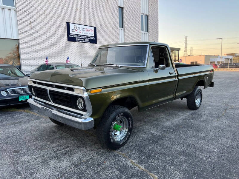 1976 Ford F-150 for sale at AUTOSAVIN in Villa Park IL
