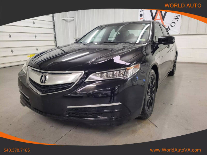 2017 Acura TLX for sale at World Auto in Fredericksburg VA