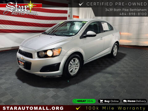2015 Chevrolet Sonic for sale at STAR AUTO MALL 512 in Bethlehem PA