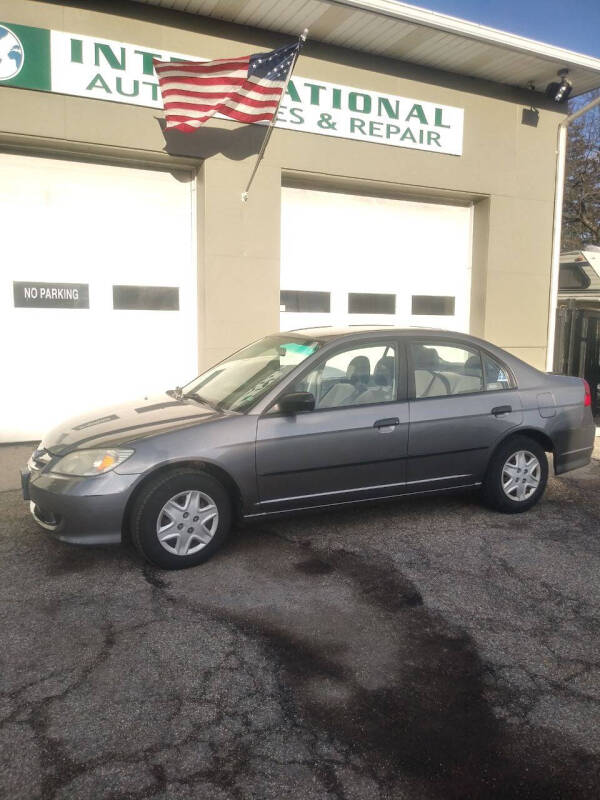 2005 Honda Civic for sale at International Auto Sales & Repair in Springfield MA