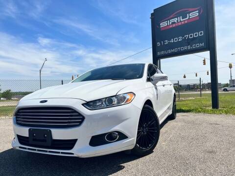 2013 Ford Fusion for sale at SIRIUS MOTORS INC in Monroe OH