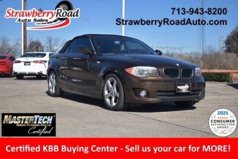 2012 BMW 1 Series for sale at Strawberry Road Auto Sales in Pasadena TX