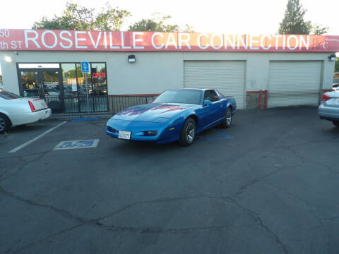 1992 Pontiac Firebird for sale at ROSEVILLE CAR CONNECTION in Roseville CA