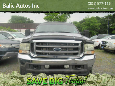 2003 Ford F-250 Super Duty for sale at Balic Autos Inc in Lanham MD