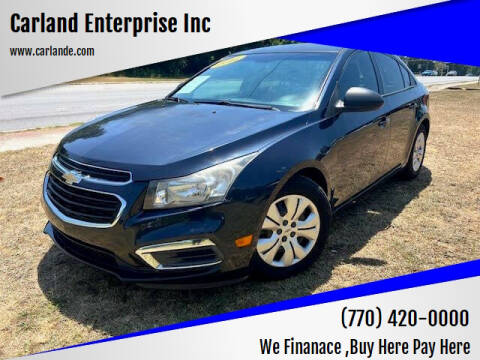 2016 Chevrolet Cruze Limited for sale at Carland Enterprise Inc in Marietta GA