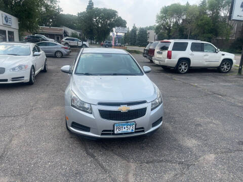 2013 Chevrolet Cruze for sale at Back N Motion LLC in Anoka MN