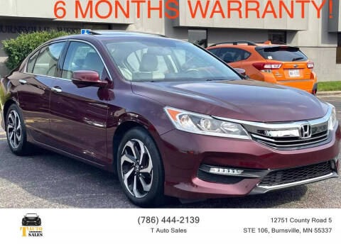 2016 Honda Accord for sale at T AUTO SALES LLC in Burnsville MN