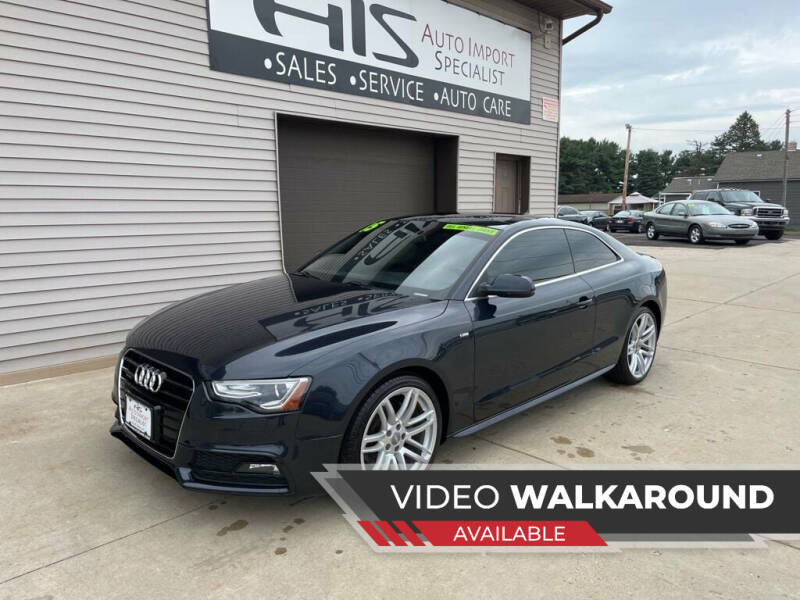 2015 Audi A5 for sale at Auto Import Specialist LLC in South Bend IN
